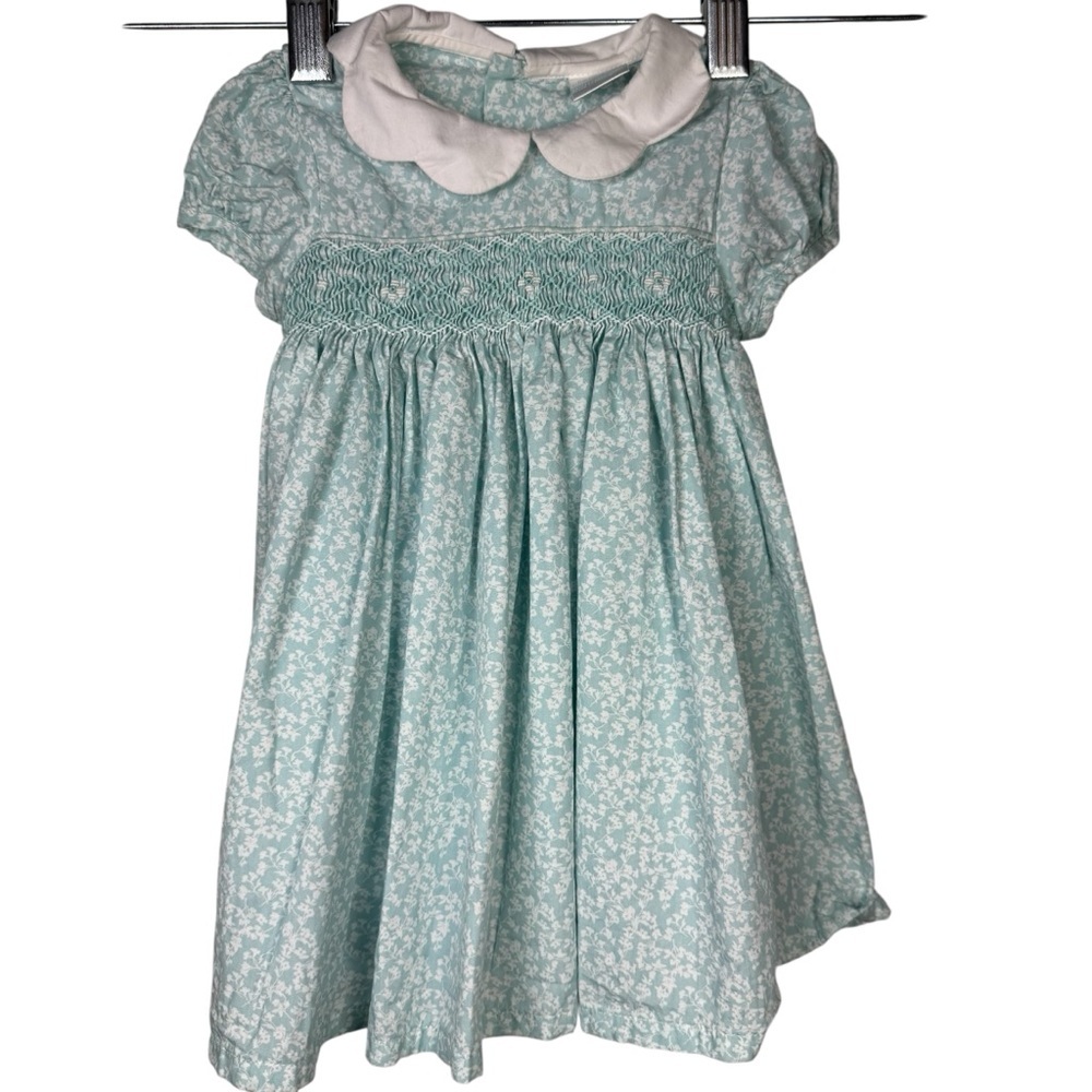 EDGEHILL COLLECTION Smocked Floral Dress - 6M